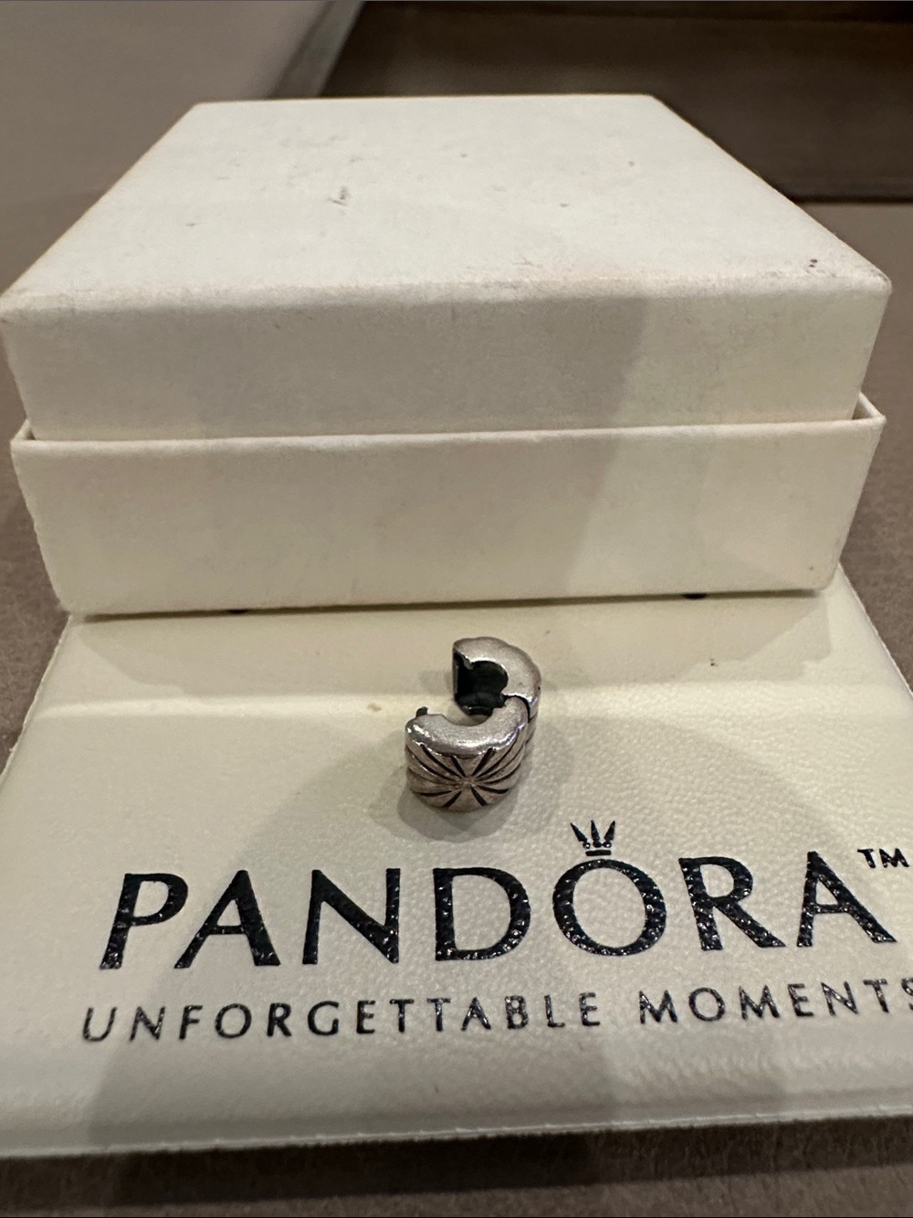 Pandora Sterling Silver Starburst Spacer Charm